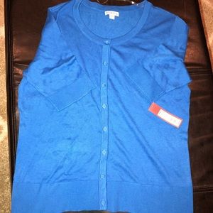 Quarter sleeve cardigan